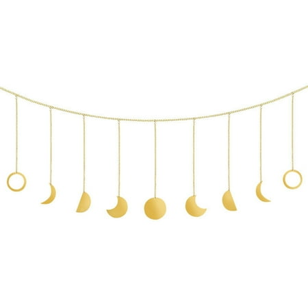 Journey Moon Pendant Metal 3D Moon Phase Home Decoration for Bedroom Office Decor(Gold)
Journey Moon Pendant Metal 3D Moon Phase Home Decoration for Bedroom Office Decor(Gold)