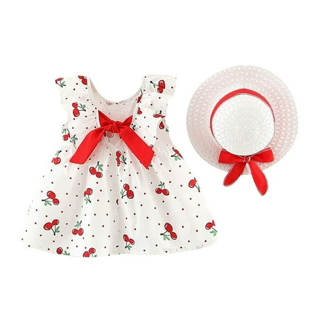 DNDKILG Infant Baby Girls Summer Sleeveless Dress Polka Dot Dresses Bow Sundress Red 6M-24M 8
DNDKILG Infant Baby Girls Summer Sleeveless Dress Polka Dot Dresses Bow Sundress Red 6M-24M 8