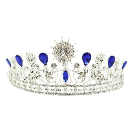 1PC Baroque Alloy Crown Rhinestone Inlaid Round Crown for Women Bride Lady (Blue)
1PC Baroque Alloy Crown Rhinestone Inlaid Round Crown for Women Bride Lady (Blue)