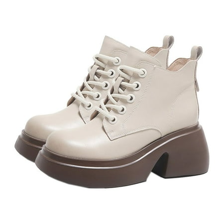 Fesfesfes Casual Retro Boot Thick Soles Women s Short Boots Winter Work Boots Faux-Leather Lace Up Short Boots Round Toe Black Boots 7.5(40)
Fesfesfes Casual Retro Boot Thick Soles Women s Short Boots Winter Work Boots Faux-Leather Lace Up Short Boots Round Toe Black Boots 7.5(40)