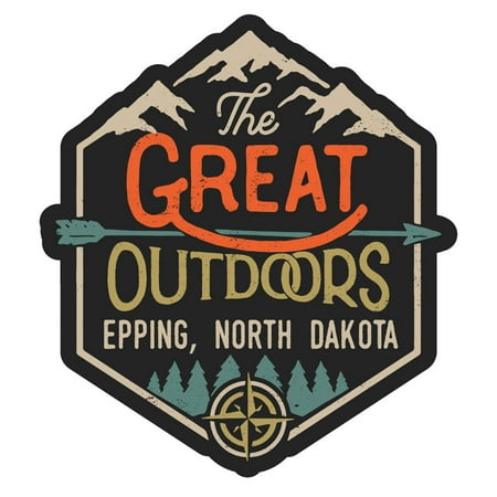 Epping North Dakota The Great Outdoors Design 4-Inch Fridge Magnet