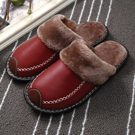 CoCopeanut Winter Fur Women Home Slippers Large Size PU Leather Warm Plush Couples Bedroom Shoes Non-slip Men Furry Slippers Female Slides
CoCopeanut Winter Fur Women Home Slippers Large Size PU Leather Warm Plush Couples Bedroom Shoes Non-slip Men Furry Slippers Female Slides