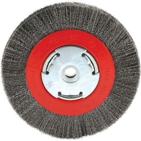 Forney 6 In. Crimped Fine .008 In. Bench Grinder Wire Wheel