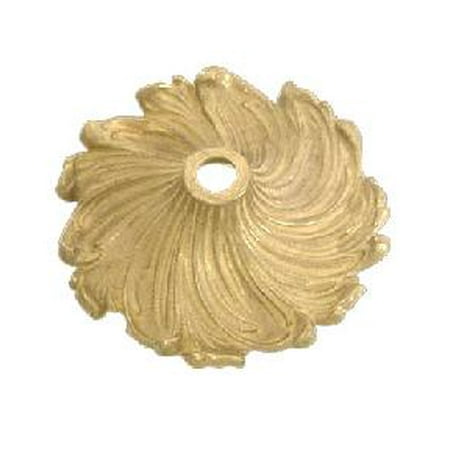 B&P Lamp® Cast Brass Bobesche 3 1/2 Dia. Polished & Lacq.