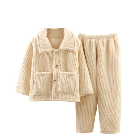 Fouhkni Girls Boys Clothes Kids 2 Piece Thick Fuzzy Sets Long Sleeve Button down Tops Pant Warm Sets
Fouhkni Girls Boys Clothes Kids 2 Piece Thick Fuzzy Sets Long Sleeve Button down Tops Pant Warm Sets