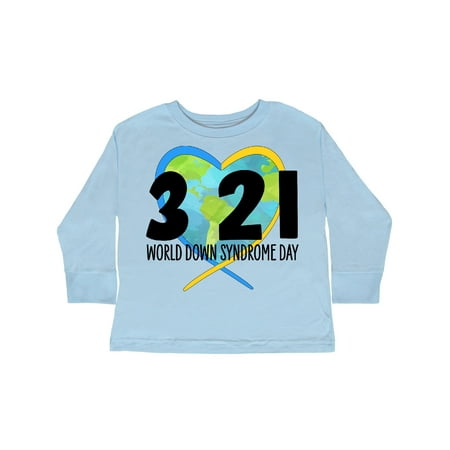 Inktastic 3 21 World Down Syndrome Day Heart Shaped Earth Gift Toddler Boy or Toddler Girl Long Sleeve T-Shirt
Inktastic 3 21 World Down Syndrome Day Heart Shaped Earth Gift Toddler Boy or Toddler Girl Long Sleeve T-Shirt