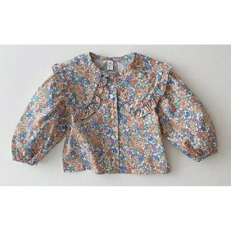 DancePeanut Fashion Baby Shirt Pastoral Style Floral Lapels Long Sleeve Blouses Spring Autumn Girl Single Breasted Cardigan Children Clothes
DancePeanut Fashion Baby Shirt Pastoral Style Floral Lapels Long Sleeve Blouses Spring Autumn Girl Single Breasted Cardigan Children Clothes