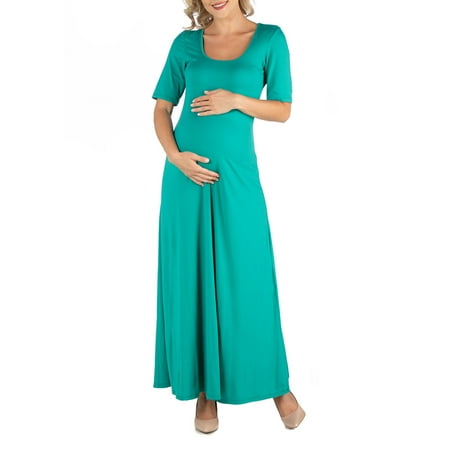24seven Comfort Apparel Casual Maternity Maxi Dress With Sleeves M011680 Made in USA
24seven Comfort Apparel Casual Maternity Maxi Dress With Sleeves M011680 Made in USA