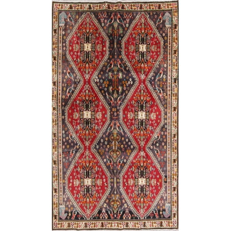 Vintage Oriental Traditional Abrash Hand Knotted 7x10 Area Rug