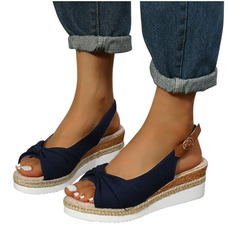 Women Flat Heel Slippers Sandals Dress Sandals - Adjustable Hook Loop Sandals Open Toe Wedge Sandals
Women Flat Heel Slippers Sandals Dress Sandals - Adjustable Hook Loop Sandals Open Toe Wedge Sandals