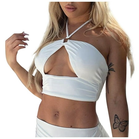 Pianpianzi Christmas Workout Top Women Bra Tops for Women Color Tops for Women Fashion Womens Sexy Skeleton Irregular Backless Hanging Neck Sling Wrap Bra Top
Pianpianzi Christmas Workout Top Women Bra Tops for Women Color Tops for Women Fashion Womens Sexy Skeleton Irregular Backless Hanging Neck Sling Wrap Bra Top