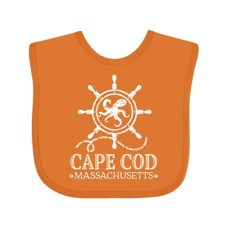 Inktastic Cape Cod Massachusetts Nautical Gift Baby Boy or Baby Girl Bib