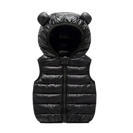 CPNG Jackets Hoodie with Zipper Toddler Solid Color Sleeveless Zipper Style Hooded Bear Ears Down Vest Down Jacket Outdoor Recreation Coat
CPNG Jackets Hoodie with Zipper Toddler Solid Color Sleeveless Zipper Style Hooded Bear Ears Down Vest Down Jacket Outdoor Recreation Coat