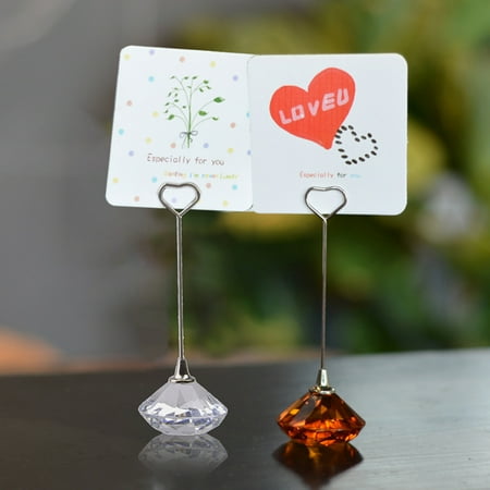 Hadanceo Crystal Diamond Love Shape Card Holder Picture Postcard Business Note Clip
Hadanceo Crystal Diamond Love Shape Card Holder Picture Postcard Business Note Clip