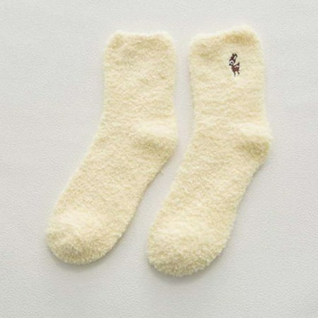 Qazqa Women Winter Socks Cartoon Animal Deer Embroidery Half Plus Thick Coral Socks Home Socks
Qazqa Women Winter Socks Cartoon Animal Deer Embroidery Half Plus Thick Coral Socks Home Socks