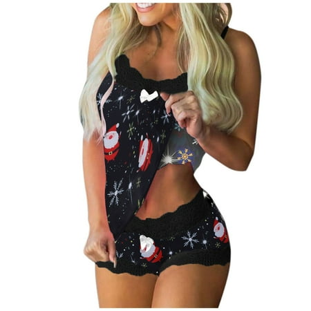 wendunide cargo pants women Christmas Pajamas Sleeveless Lace Cami Shorts Lingerie Sleepwear Set pants for women
wendunide cargo pants women Christmas Pajamas Sleeveless Lace Cami Shorts Lingerie Sleepwear Set pants for women