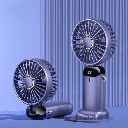 Mini Handheld Fan Portable Fan 5 Speed Adjustable 3000mAh Battery Powered Rechargeable USB Quiet Cooling Fan with Base blue
Mini Handheld Fan Portable Fan 5 Speed Adjustable 3000mAh Battery Powered Rechargeable USB Quiet Cooling Fan with Base blue