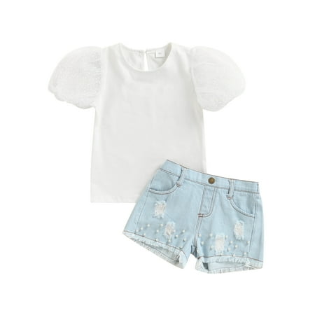 ZHAGHMIN Cute Summer Outfits For Girls Kids Toddler Baby Girls Spring Summer Solid Cotton Short Sleeve Shorts Jeans Set Outfits Clothes Newly Born Woman And Headband Baby Newborns Mom And Baby Match
ZHAGHMIN Cute Summer Outfits For Girls Kids Toddler Baby Girls Spring Summer Solid Cotton Short Sleeve Shorts Jeans Set Outfits Clothes Newly Born Woman And Headband Baby Newborns Mom And Baby Match