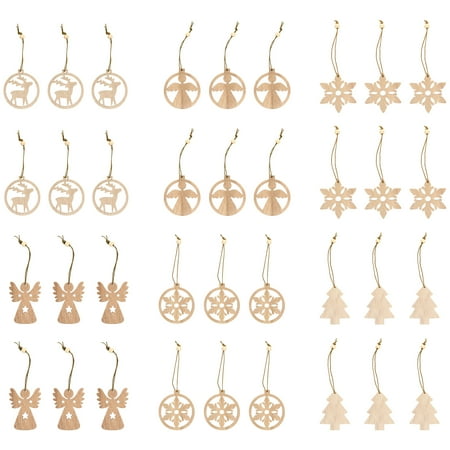 36Pcs Christmas Wooden Hollow Hanging Chips Xmas Tree Pendants Colorable Slices
36Pcs Christmas Wooden Hollow Hanging Chips Xmas Tree Pendants Colorable Slices