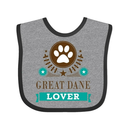 Inktastic Great Dane Lover Gift Baby Boy or Baby Girl Bib