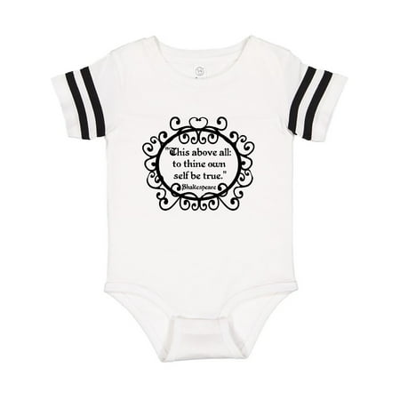 Inktastic To Thine Own Self Be True Gift Baby Boy or Baby Girl Bodysuit