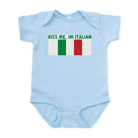 CafePress - KISS ME IM ITALIAN Infant Bodysuit - Baby Light Bodysuit Size Newborn - 24 Months
CafePress - KISS ME IM ITALIAN Infant Bodysuit - Baby Light Bodysuit Size Newborn - 24 Months