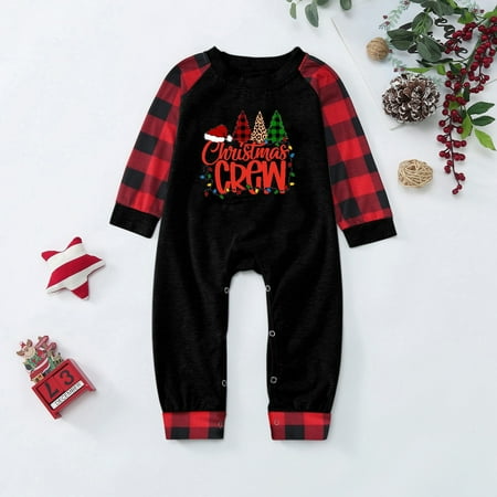 Christmas Letter Plaid Print Long Sleeve Xmas T Shirt Top And Pants Lightweight Sleepwear Holiday Family Matching Pajamas Outfit
Christmas Letter Plaid Print Long Sleeve Xmas T Shirt Top And Pants Lightweight Sleepwear Holiday Family Matching Pajamas Outfit