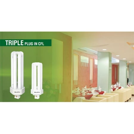 Overdrive 57W Triple Tube 4 Pin CFL -3000K - Pack Of 6