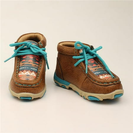 M&F Western 443001902-06 Kids Landry Toddler Casuals Boots, Brown - Size 06