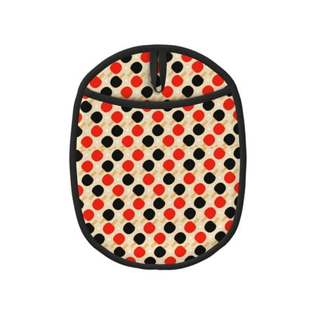 Pofeuu Table Tennis Rackets Print Silicone Pot Mat Mitten With Hanging Loop Heat Resistant Oven Mitts Non-Slip Bbq Baking Smoking Potholders
Pofeuu Table Tennis Rackets Print Silicone Pot Mat Mitten With Hanging Loop Heat Resistant Oven Mitts Non-Slip Bbq Baking Smoking Potholders