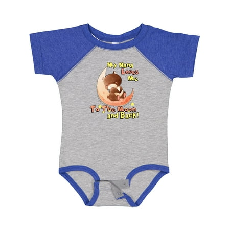 Inktastic My Nana Loves Me to the Moon and Back Gift Baby Boy or Baby Girl Bodysuit
Inktastic My Nana Loves Me to the Moon and Back Gift Baby Boy or Baby Girl Bodysuit