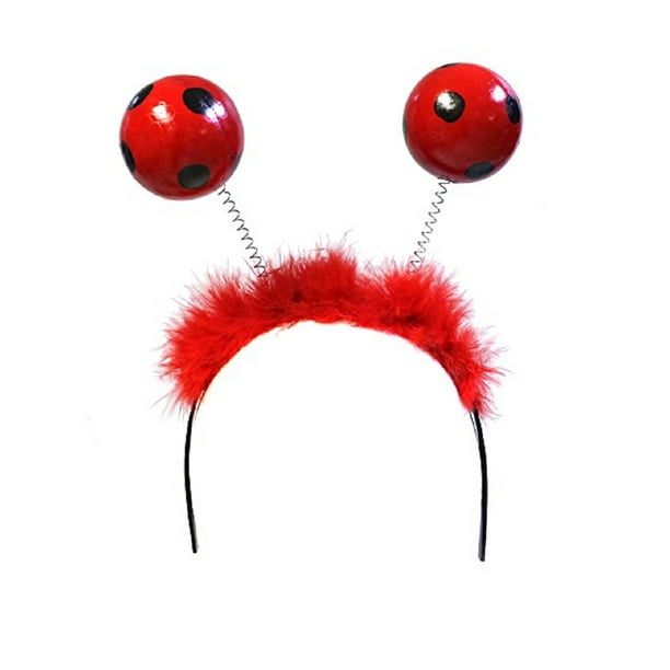 Ladybug Lady Bug Antenna Antennae Hat Boppers Headband Costume Hat Accessory