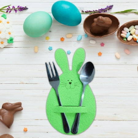MRULIC Tableware Easter Bunny Head Knife And Fork Bag Rabbit Head Cutlery Set 4 Sets Three Colors + A
MRULIC Tableware Easter Bunny Head Knife And Fork Bag Rabbit Head Cutlery Set 4 Sets Three Colors + A
