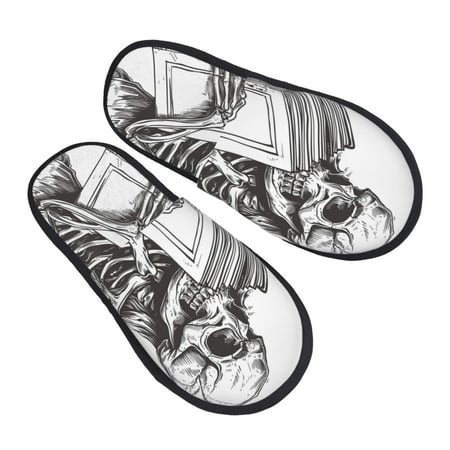 JUNZAN Skeleton Book Lover Slippers for Women House Shoes Non Slip Indoor/Outdoor Pineapple And Cactus Designs-Large
JUNZAN Skeleton Book Lover Slippers for Women House Shoes Non Slip Indoor/Outdoor Pineapple And Cactus Designs-Large