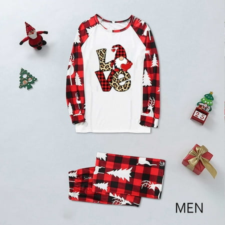 Foraging dimple Men s Dad Christmas Plaid Print Family Matching Long-Sleeved Top + Pants Set
Foraging dimple Men s Dad Christmas Plaid Print Family Matching Long-Sleeved Top + Pants Set