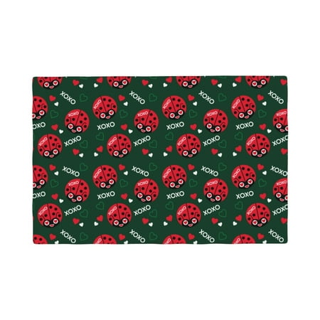 Placemats Set of 4 Ladybugs In Love Heat Resistant Non - Slip Place mats Waterproof table mat for Kitchen Dining-4片装 
Placemats Set of 4 Ladybugs In Love Heat Resistant Non - Slip Place mats Waterproof table mat for Kitchen Dining-4片装