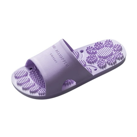 ZTTD Women Massage Slippers Fashion Indoor Outdoor Flip Flops Beach Bathroom Slipper Purple
ZTTD Women Massage Slippers Fashion Indoor Outdoor Flip Flops Beach Bathroom Slipper Purple