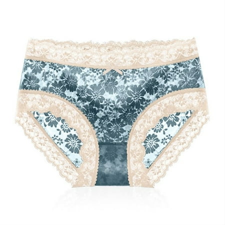 Miayilima Women s Underwear Panties Seamless Flower Print High-waist Lace Intimates
Miayilima Women s Underwear Panties Seamless Flower Print High-waist Lace Intimates