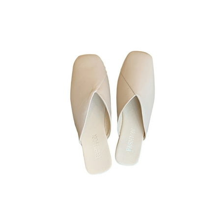 Sanviglor Womens Mules Slip On Clogs Casual Flats Driving Comfort Anti-Slip Slides Fashion Closed Toe Flat Shoes Beige 6.5
Sanviglor Womens Mules Slip On Clogs Casual Flats Driving Comfort Anti-Slip Slides Fashion Closed Toe Flat Shoes Beige 6.5