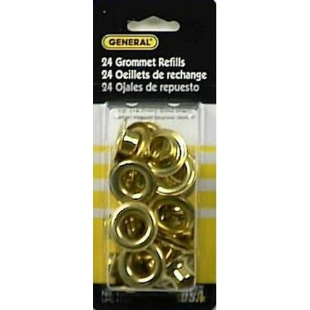 General General 1261-4 Grommet Refill 24 Solid Brass 1/2