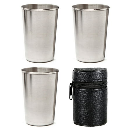 Frogued 4Pcs Portable Coffee Cup Polishing Process Not Easy to Fade Silver Color Durable Camping Mug for Home (L)
Frogued 4Pcs Portable Coffee Cup Polishing Process Not Easy to Fade Silver Color Durable Camping Mug for Home (L)