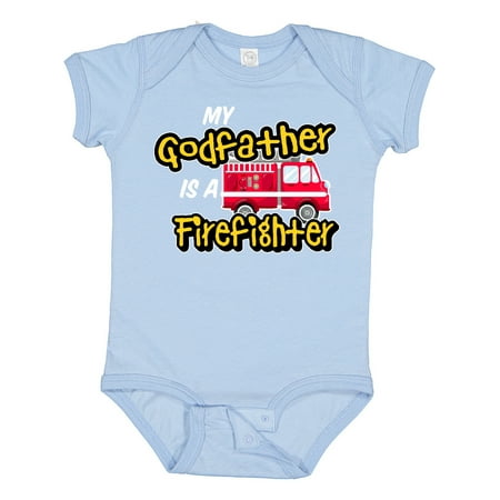 Inktastic My Godfather is a Firefighter with Fire Truck Gift Baby Boy or Baby Girl Bodysuit
Inktastic My Godfather is a Firefighter with Fire Truck Gift Baby Boy or Baby Girl Bodysuit