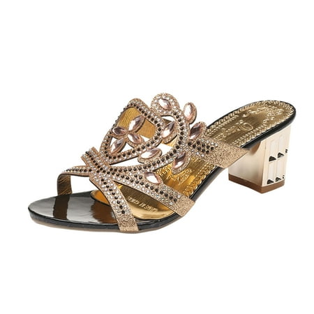 adviicd Heels Sandals for Women Womens House Shoes Slippers Women s Thick Sandals Heel Heel Rhinestone High Mouth Slippers Women Slippers Size 9 Boot
adviicd Heels Sandals for Women Womens House Shoes Slippers Women s Thick Sandals Heel Heel Rhinestone High Mouth Slippers Women Slippers Size 9 Boot