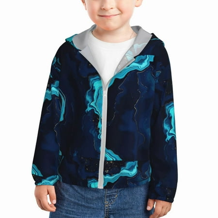 Goofa Blue Marble And Gold Printed Kids Zip-Up Hoodie Girls Boys UPF50+ Sun Protection Jacket Hooded Cooling Shirt-2 Years
Goofa Blue Marble And Gold Printed Kids Zip-Up Hoodie Girls Boys UPF50+ Sun Protection Jacket Hooded Cooling Shirt-2 Years