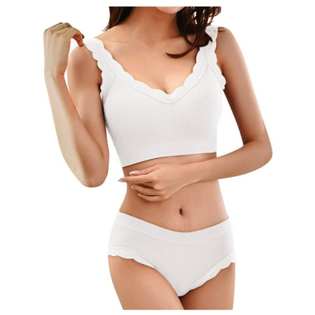 LBECLEY Womens Lingerie Ladies Lingerie Bra Detachable Underwear Women s Lace Underwire Plain Padded Color Set Set Submissive for Her White One Size
LBECLEY Womens Lingerie Ladies Lingerie Bra Detachable Underwear Women s Lace Underwire Plain Padded Color Set Set Submissive for Her White One Size