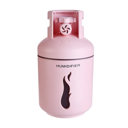 Tangnade mini humidifier Mini Gas Tank Shape Home Aroma LED Humidifier Air Diffuser Purifier Office Pink 8x8x15cm
Tangnade mini humidifier Mini Gas Tank Shape Home Aroma LED Humidifier Air Diffuser Purifier Office Pink 8x8x15cm