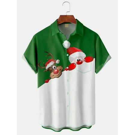 MLFU Santa Claus Chest Pocket Short Sleeve Shirt
MLFU Santa Claus Chest Pocket Short Sleeve Shirt