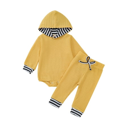 aturustex Baby Boy Girl Fall Clothes Long Sleeve Patchwork Hooded Sweatshirts Top +Pants 2 Pcs Outfits Set Casual
aturustex Baby Boy Girl Fall Clothes Long Sleeve Patchwork Hooded Sweatshirts Top +Pants 2 Pcs Outfits Set Casual