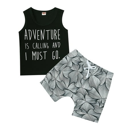 Vedolay Baby Boy Clothes Toddler Baby Boy Clothes Set Print Crewneck T Shirt Tops Solid Color Shorts Cute 2PCS Summer Outfits(Black 12-18 Months)
Vedolay Baby Boy Clothes Toddler Baby Boy Clothes Set Print Crewneck T Shirt Tops Solid Color Shorts Cute 2PCS Summer Outfits(Black 12-18 Months)