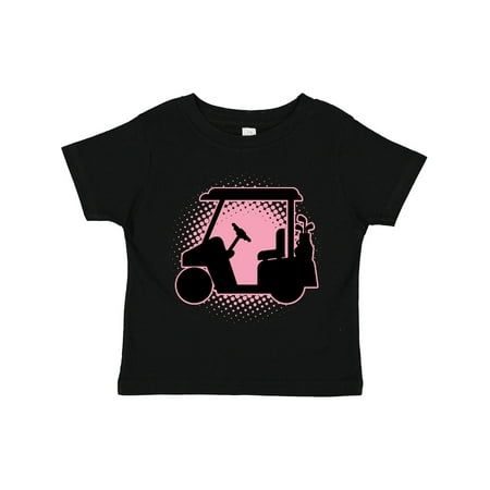Inktastic Golfing Girls Golf Cart Gift Toddler Toddler Girl T-Shirt